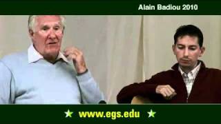 Alain Badiou Questions and Answers Part I 2010 [upl. by Cerracchio]