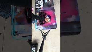 Spray Paint  Colorful Noon art artist painting spraypaintart streetart custom spraypainting [upl. by Honan]