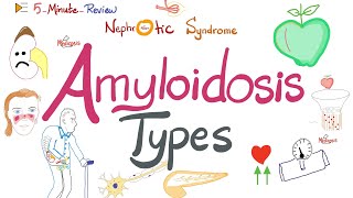 Amyloidosis Types  Pathology  Quick Review [upl. by Ainaled]