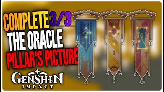 Complete The Oracle Pillars Picture 33  Genshin Impact 48 [upl. by Nosnarb981]