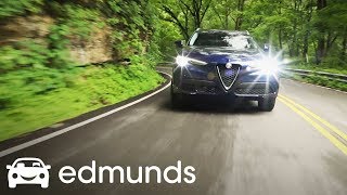 2018 Alfa Romeo Stelvio Review  Edmunds Test Drive [upl. by Papageno]