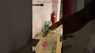 Titration Experiment Use NaOH Phenolphthalein HCL [upl. by Yellah]