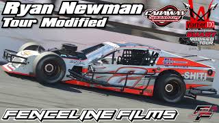 Ryan Newman Smart Modified Tour Warrior 100 Caraway Speedway 2024 [upl. by Aennaej878]