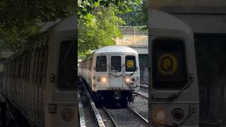 NIS R46 “Q” train Bypasses Newkirk Plaza EXP Track [upl. by Burny502]