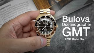 Hands on with the NEW Bulova Oceanographer GMT  The golden choice of GMT Watches [upl. by Gerome]