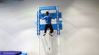 MoveStrong Salmon Ladder for Ninja Warrior Training [upl. by Bergess]