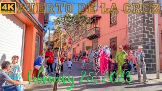 4K Carnival in Puerto De La Cruz Tenerife Canary Islands Spain [upl. by Seem49]