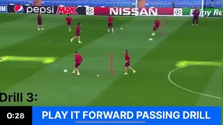 Bayern Munich  3 Advanced Passing Combinations  Playing Forward footballsoccer drills [upl. by Athalia202]