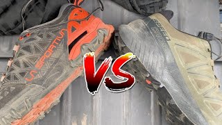 Speedcross 5 VS La Sportiva bushido 2 Trail shoe shootout [upl. by Henryetta]