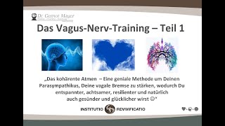 Das VagusNervTraining  Teil 1 [upl. by Reginauld]