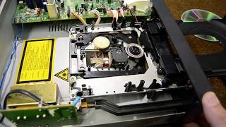 NAD CD Player  How a CD player works  laser unit replacement [upl. by Sesom]