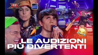 Le AUDIZIONI più DIVERTENTI 😆 Compilation  X Factor 2022 [upl. by Asereht712]