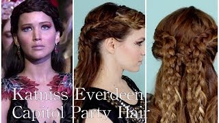 Katniss Everdeens Catching Fire Capitol Party Hairstyle [upl. by Aztiley]