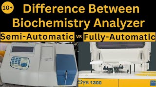 Difference Between semi automatic and fully automatic analyzer  Biochemistry  ParamedicalVigyan [upl. by Boot]