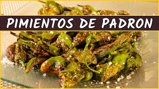 Receta de los pimientos de Padrón con sal gruesa [upl. by Sup]