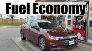 2022 Honda Insight  Fuel Economy MPG Review  Fill Up Costs [upl. by Maurita959]