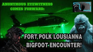 Retired Soldiers Chilling Bigfoot Encounter at Fort Polk Louisiana Anonymous Eyewitness tells All [upl. by Trinette]