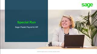 How to do a Special Run in Sage Pastel Payroll amp HR [upl. by Nevad]