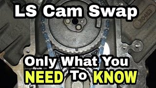 The BEST LS Cam Swap Video Only What You NEED to KNOW 48 53 57 60 LS1 ls2 ls3 ls4 ls6 ls7 [upl. by Alleuqahs]