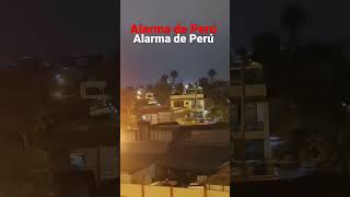 alarma sismica de Perú [upl. by Aiym]