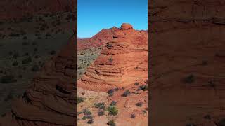 Stunning 4K Drone Footage Paw Hole Teepees Vermilion Cliffs Arizona  Wildlife amp Nature shorts [upl. by Ailema]