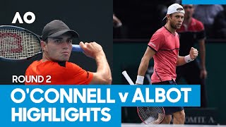 Christopher OConnell vs Radu Albot Match Highlights 2R  Australian Open 2021 [upl. by Ydnab]