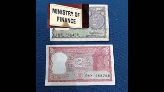 One rupee and Two Rupees currency signed by Dr Manmohan Singh Indias Former RBI Governor FM PM [upl. by Danna7]