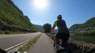 Niederfell  Mosel Fahrradtour 🇩🇪 Germany  4K Video Tour of CYCLING in Germany 🚲 [upl. by Erdeid]