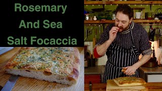 Rosemary And Sea Salt Focaccia [upl. by Allimaj]