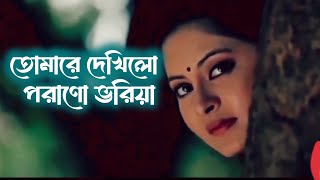 তোমারে দেখিলো পরাণো ভরিয়া আসমান জমিন দরিয়া। Bangla Song  Bangla Old Song  Chanchal Chowdhury [upl. by Hebbe447]