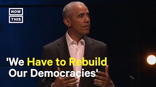 Barack Obama Discusses the Keys to Preserving Democracy [upl. by Aniweta145]