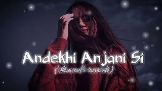 Andekhi Anjani si lofi reverb slow motion song ❤️❤️❤️🕊️🕊️ [upl. by Yelyab454]