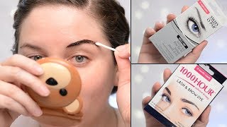 Swiss O Par vs 1000 Hour Lash amp Brow Dye 30 Day Test amp Review  CORRIE V [upl. by Niwre722]