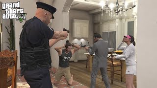 What Happens If You Arrest Michael in GTA 5 [upl. by Ahsienot]