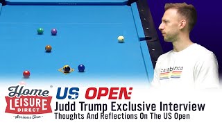 Catching Up With Judd Trump  Thoughts On His US Open Debut And Seattle Exhibition [upl. by Rubliw]