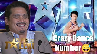 Judge Shock Thats Crazy Dance Pilipinas Got Talent Funny Auditions Johnlorenz TV [upl. by Sharron]