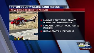 Teton County Wyoming Search and Rescue has new helicopter [upl. by Hetty]