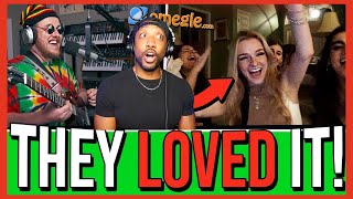 REGGAE SINGER Mr Wobbles Brings GOOD VIBES to OMEGLE  Reaction [upl. by Willie]