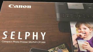 Canon Selphy CP1300 Setup [upl. by Lyret123]