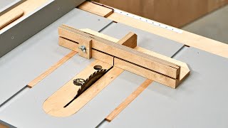 Make This Mini Table Saw Sled  Super Deluxe Version [upl. by Adley]