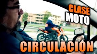 Autoescuela Lara Clase de moto real en carretera  Clase de moto tiempo real [upl. by Kacey899]