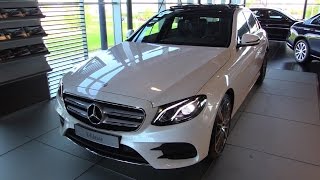 MercedesBenz E Class AMG New 2017 Start Up Drive In Depth Review Interior Exterior [upl. by Shlomo]