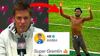 NFL PLAYERS REACT TO ANTONIO BROWN OUTBURST amp LEAVING FIELD  No Longer A Buc AB Reactions [upl. by Adalard]