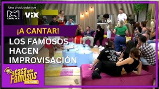 Divertido juego de improvisación de rap en La casa de los famosos Colombia [upl. by Kriss464]