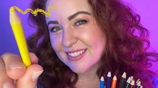 ASMR Foreign Accent Trigger Words amp Writing on your Face [upl. by Adne]