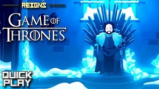 Reigns Game of Thrones Gameplay Quick Play [upl. by Zilber241]