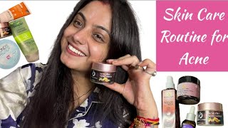 Skin Care for Acne Prone Skin 😱😃 acnetreatment acnescars skincare skincareroutine skincaretips [upl. by Esmerelda]