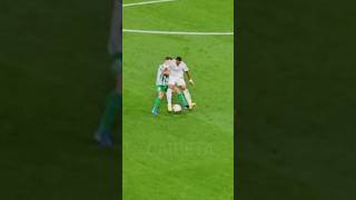 KYLIAN MBAPPE INCREDIBLE DRIBBLE AT THE BERNABEU STADIUM REAL MADRID VINICIUS JR football shorts [upl. by Gefell525]