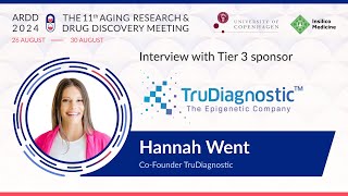 ARDD24 🔴 Interview with Sponsors 🔴 TruDiagnostic 🔴 Hannah Went [upl. by Nahte]