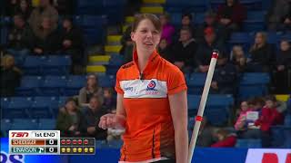 2019 Scotties Tournament of Hearts  Wild Card Game  Scheidegger vs Einarson [upl. by Salokcin250]